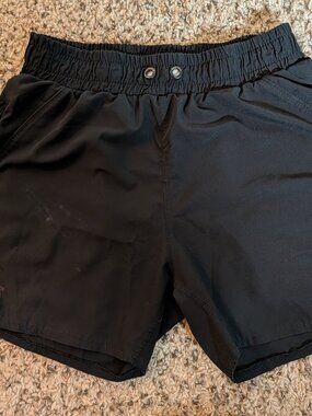 YoungLA Black Athletic Shorts